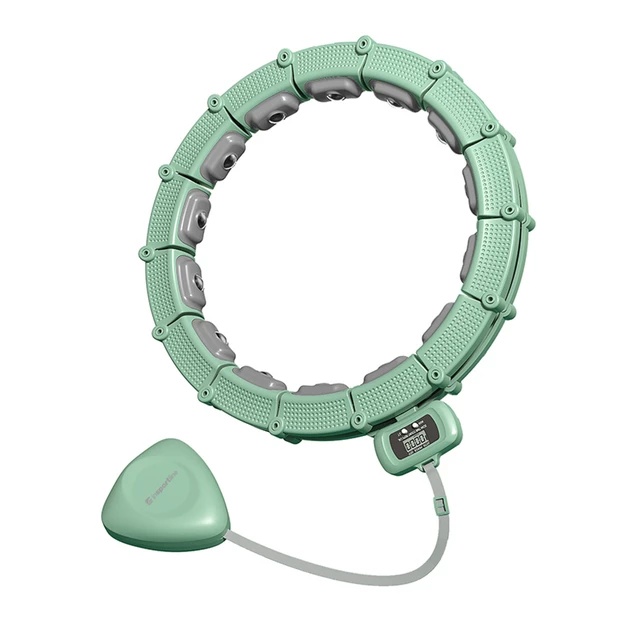 Хулахуп inSPORTline Weight Hoop Lite с магнитами и утяжетелями 69-135 см (422031)