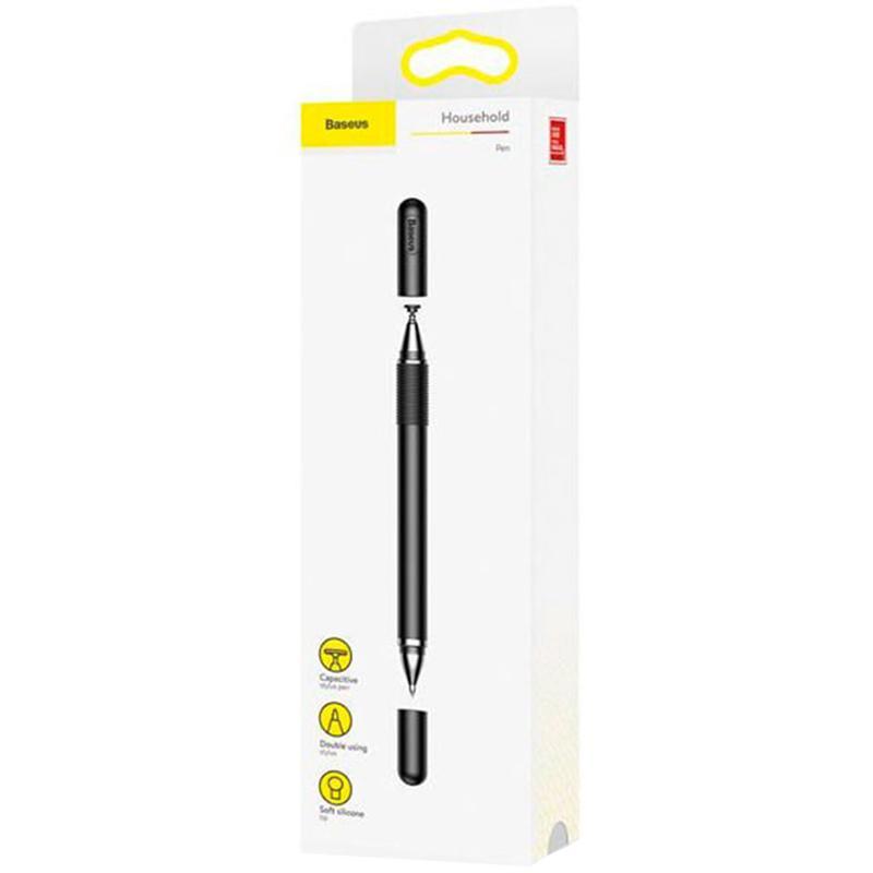 Ручка-стилус Baseus Golden Cudgel Capacitive Stylus Pen 2в1 Black - фото 4