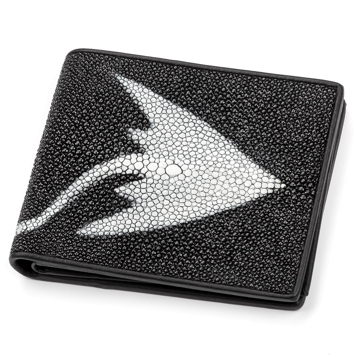 Портмоне Stingray Leather 18067 натуральная кожа Черный