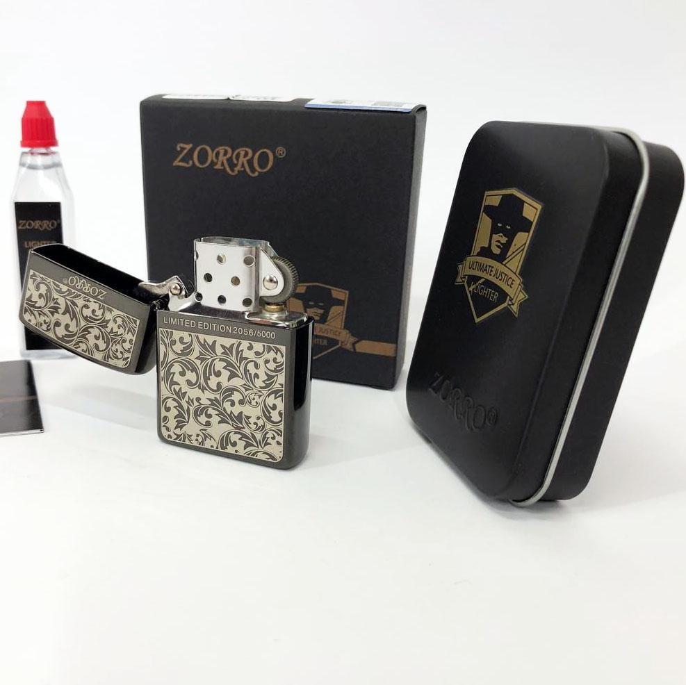 Набор для зажигалки бензиновая Zorro HL-299 Серый (310888) Набор для зажигалки бензиновая Zorro HL-299 Серый (310888)