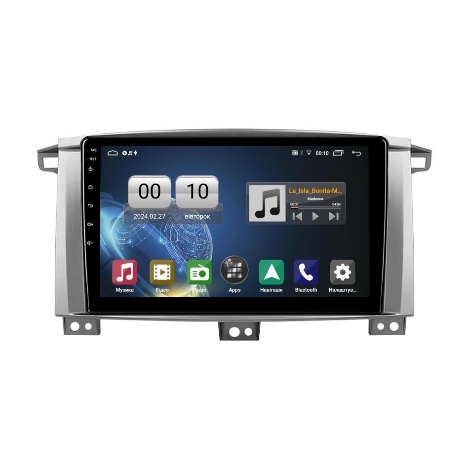 Автомагнітола штатна QIV Q1 для Toyota Land Cruiser LC 100-A 2002-2007 F1 W1 9" (Q45757)