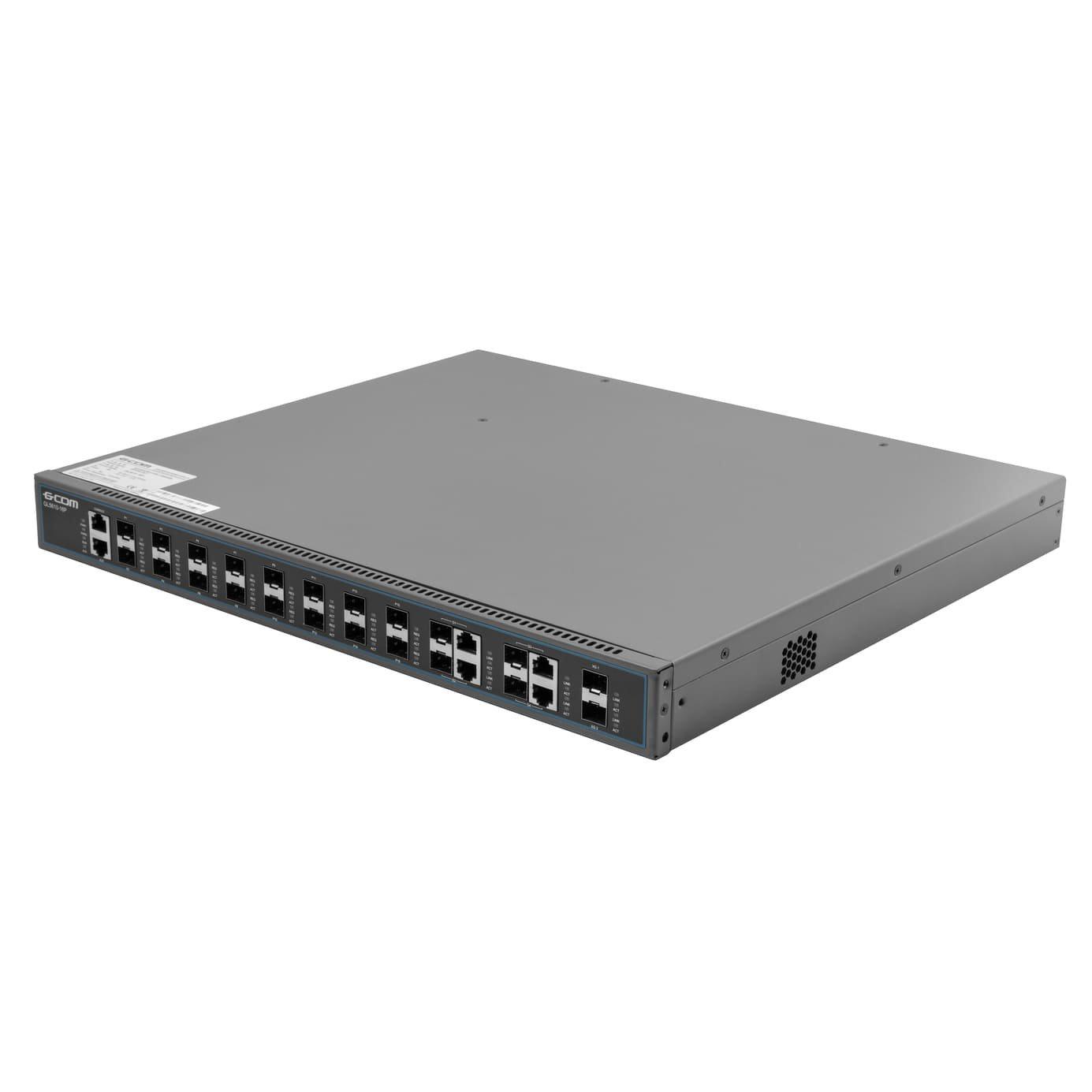 Термінал оптичної лінії GCOM OLT GPON GL5610-16P 16 downlink 1000M PON порти 16 uplink GE портів Чорний (22132559) - фото 4