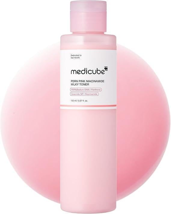Тонер молочний для обличчя Medicube PDRN Pink Niacinamide Milky Toner з полінуклеотидами та пептидами 150 мл (37022146) Тонер молочний для обличчя Medicube PDRN Pink Niacinamide Milky Toner з полінуклеотидами та пептидами 150 мл (37022146)