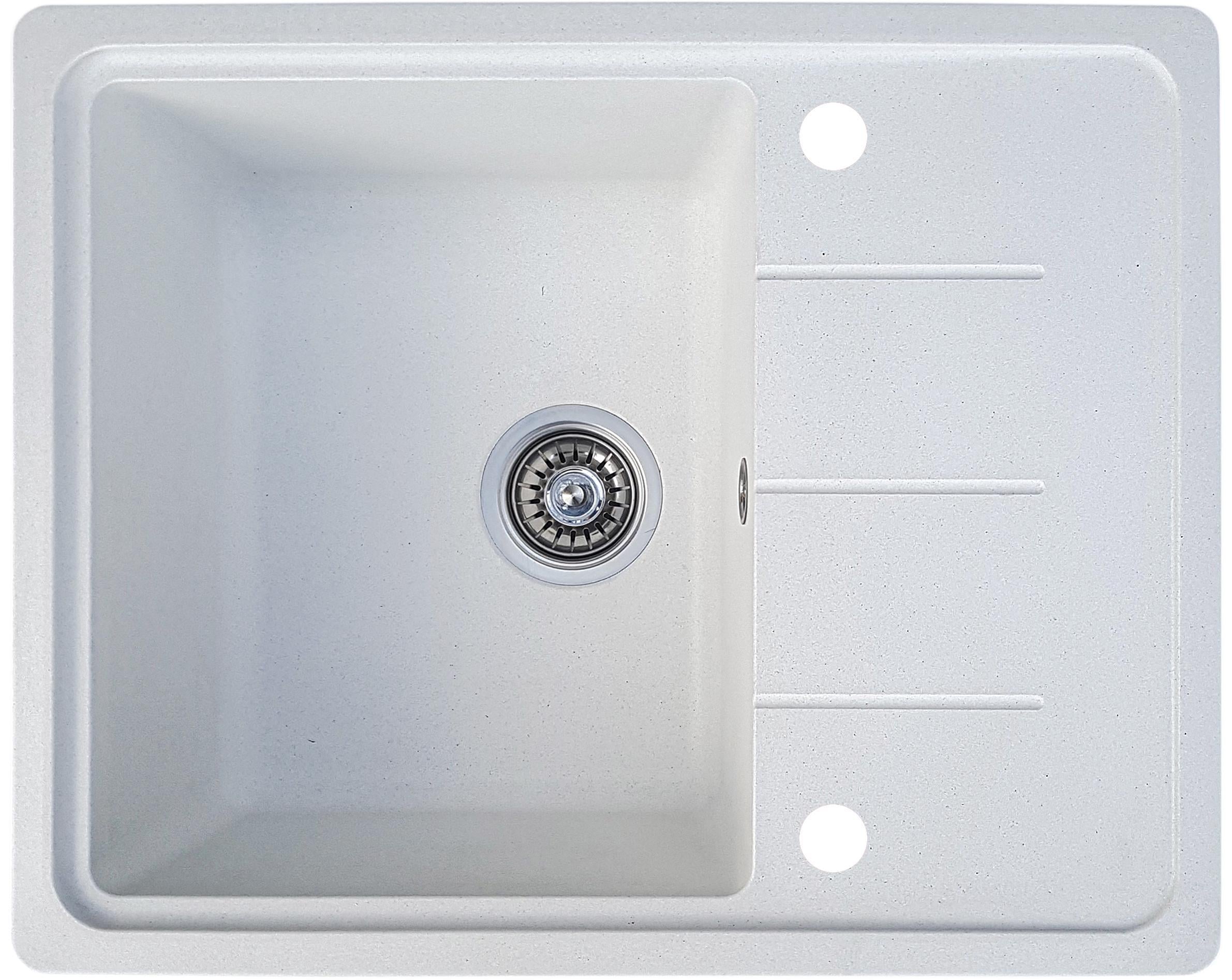 Мойка кухонная Valetti 28D 610x495 мм Белый