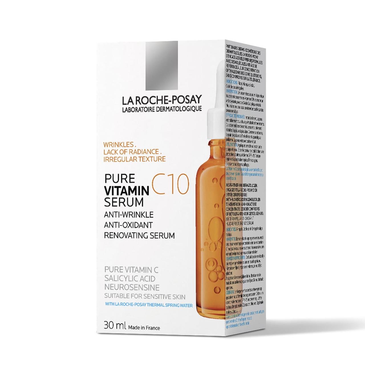 Сироватка антиоксидант проти зморщок La Roche-Posay Pure Vitamin C10 30 мл