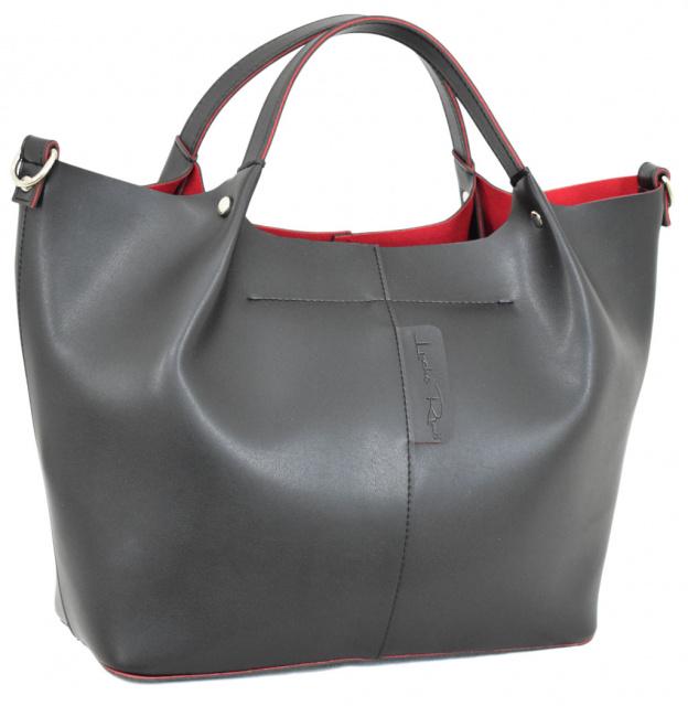 Сумка жіноча з шкірозамінника Чорний