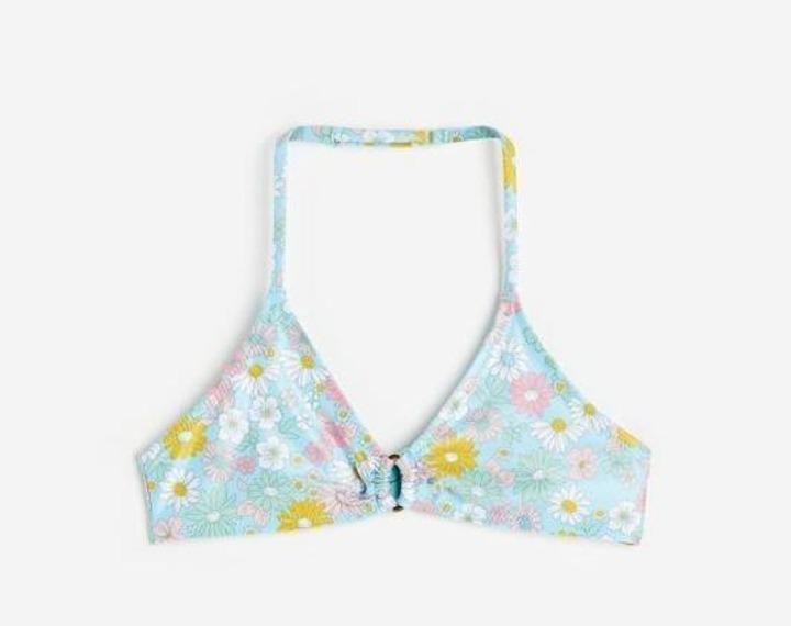 Топ купальный H&M с цветами 122 см Голубой