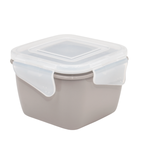 Контейнер універсальний Алеана Фієста квадратний 0,9 л Какао/Прозорий (УТ000090063) Контейнер універсальний Алеана Фієста квадратний 0,9 л Какао/Прозорий (УТ000090063)