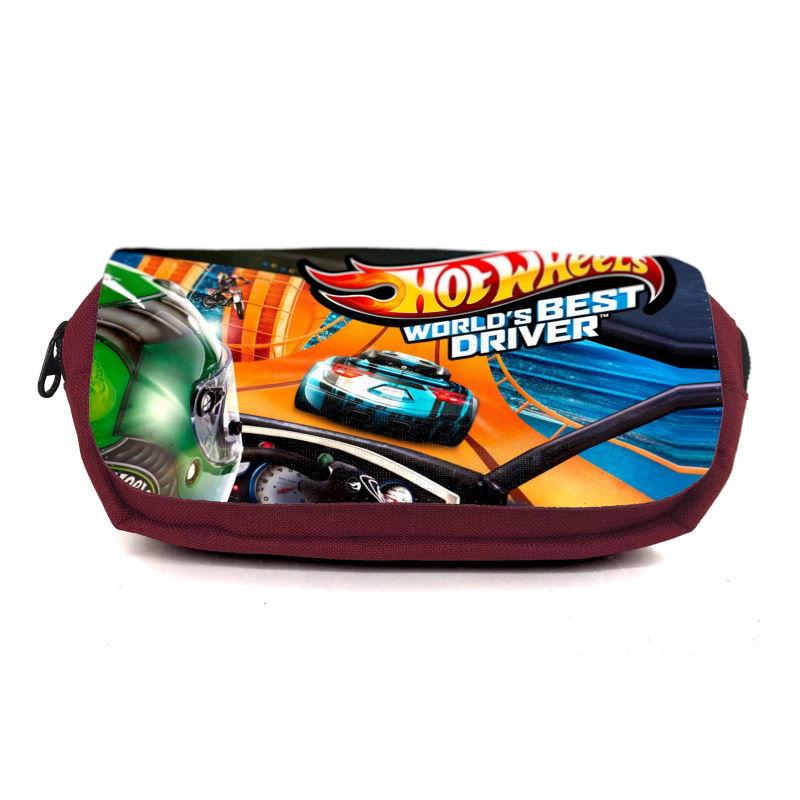 Пенал школьный Hot Wheels HW-004 Бордовый (1480995250) Пенал школьный Hot Wheels HW-004 Бордовый (1480995250)