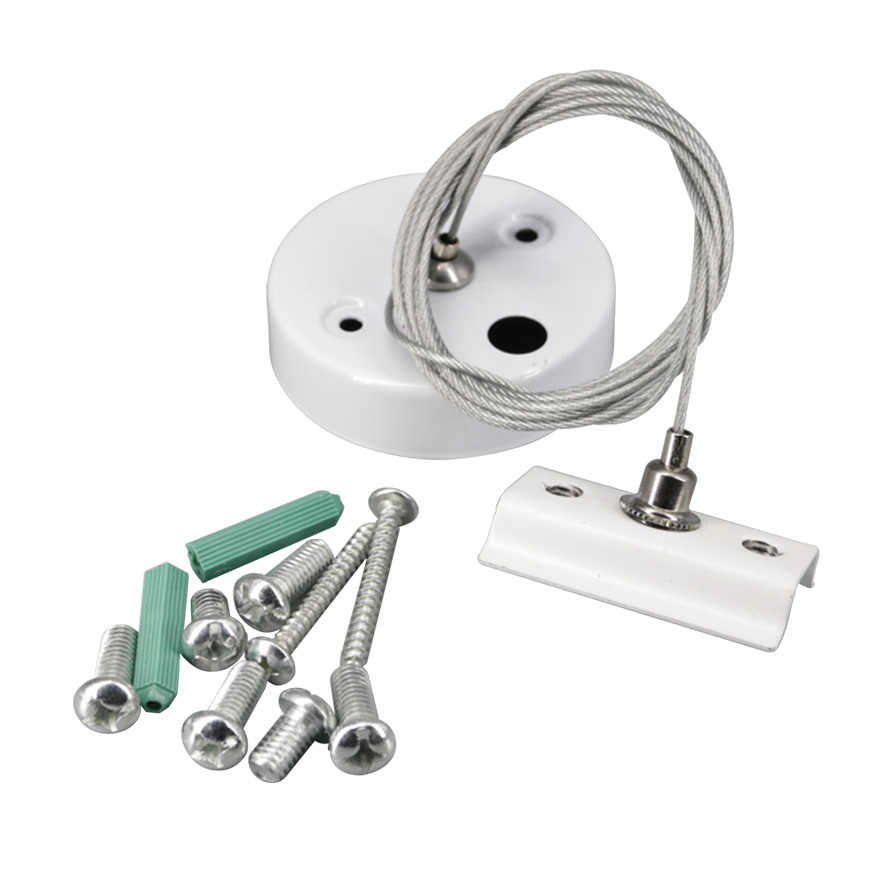 Набор для подвесного монтажа к шинопроводу OT 2 м Белый (29544547) - фото 2 Набор для подвесного монтажа к шинопроводу OT 2 м Белый (29544547) - фото 2