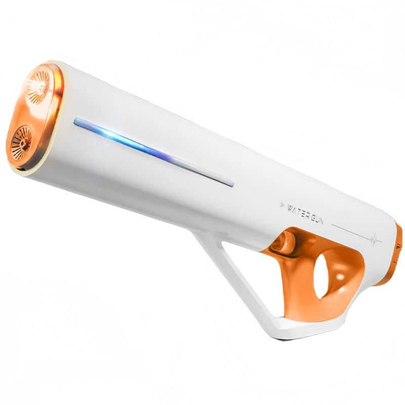Дитячий іграшковий автомат водяний акумуляторний Water Gun 185-66 400 мл White/Orange (00000078657_1)