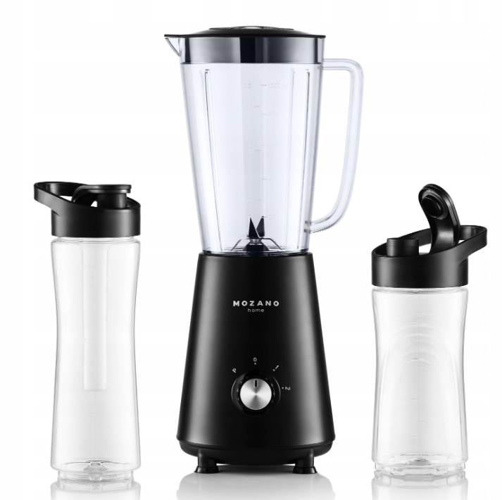Блендер Mozano Nutri Sport 3в1 Чорний (2373352001)