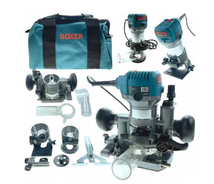 Фрезер электрический ручной BOXER 2500 Вт 6/8 мм 12 фрез (36249262)