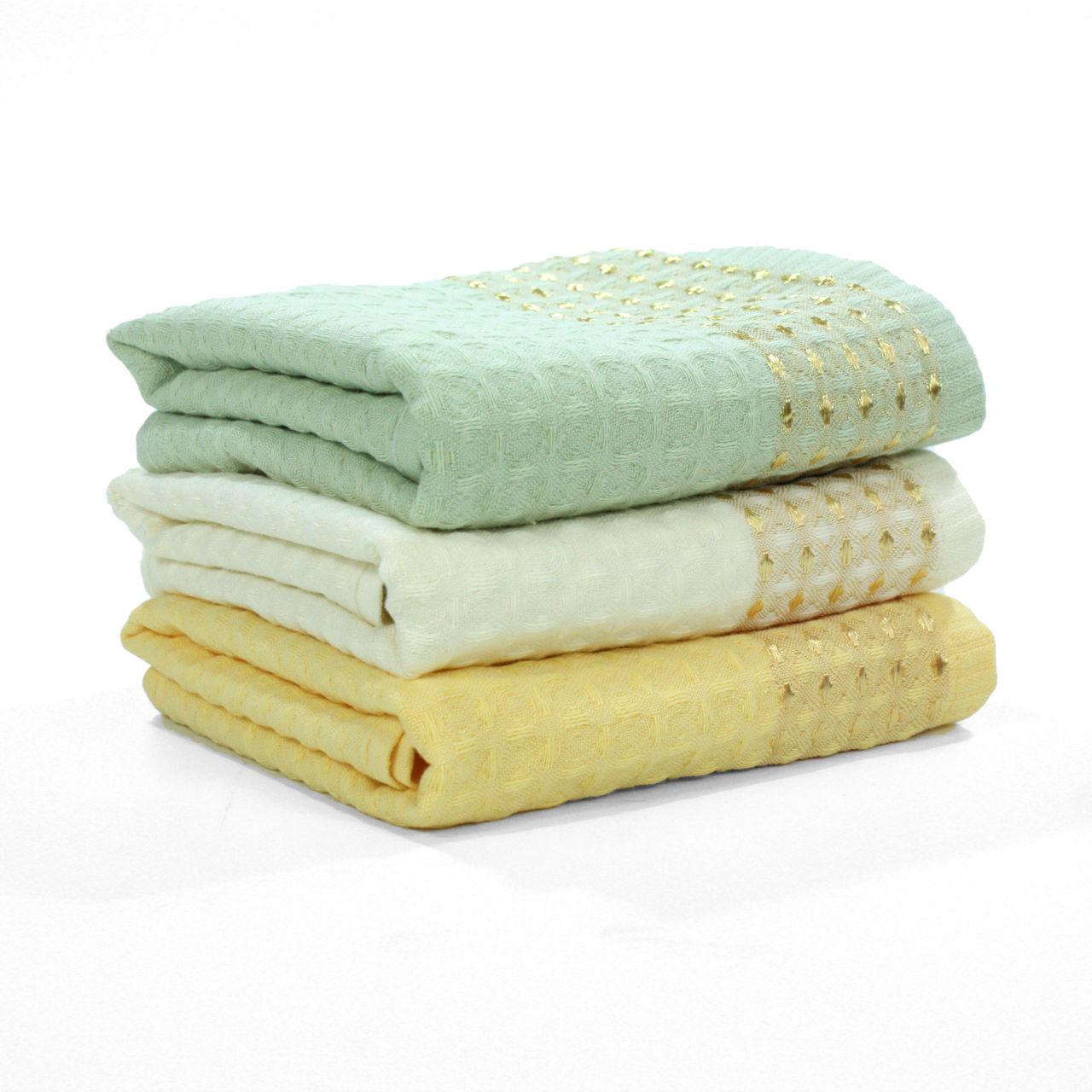 Набір рушників кухонних 0311 40х60 см Жовтий/Зелений