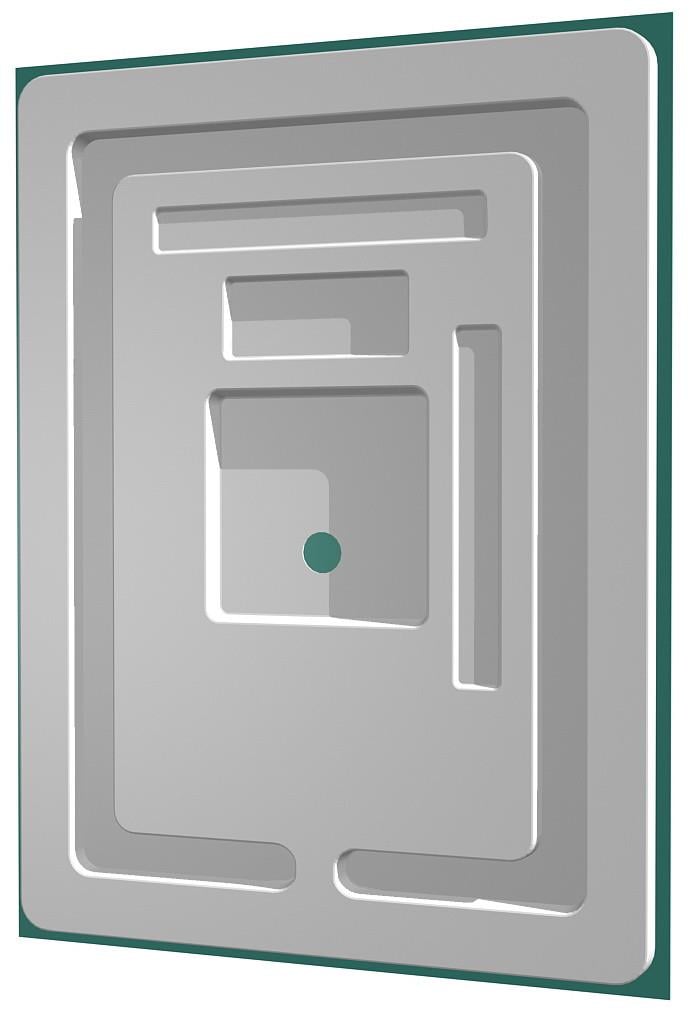 Зеркало для ванной комнаты AVT с LED подсветкой и сенсорным выключателем 800х800 мм (avt-К-21) - фото 2