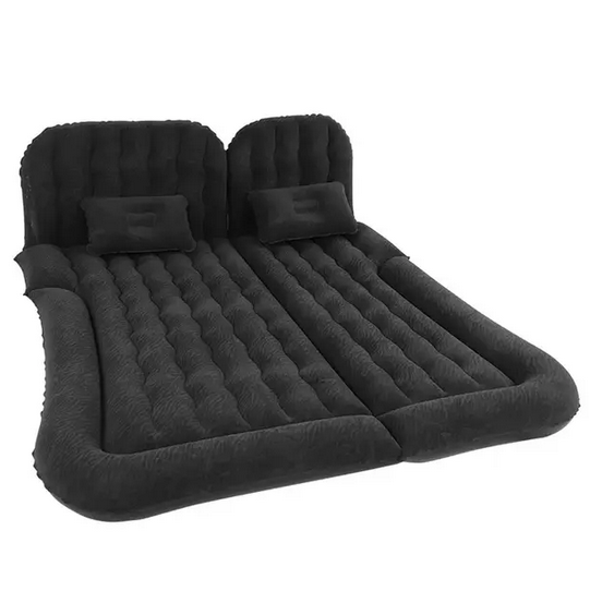 Надувний матрац двомісний 180х130 см з насосом від прикурювача Чорний (MA223)
