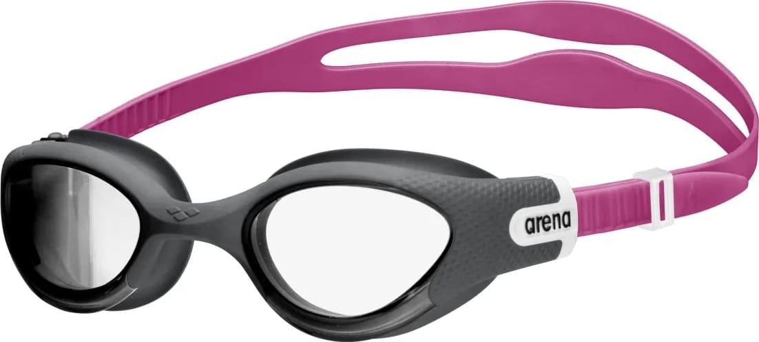 Очки для плавания Arena THE ONE PLUS WOMAN One Size Темно-серый/Розовый (38100656)