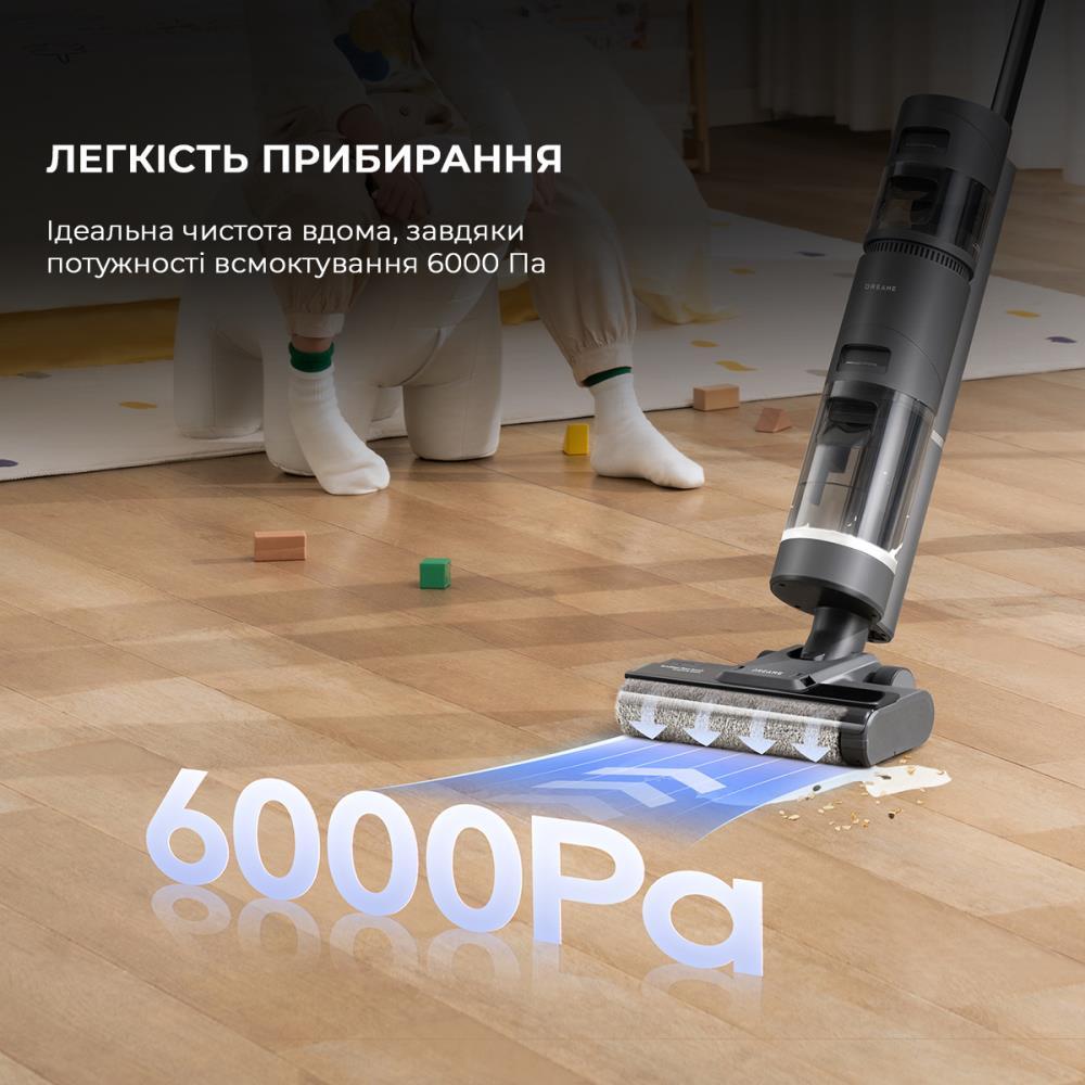 Пилосос акумуляторний миючий DREAME Wet&Dry Vacuum Cleaner H11 Core HHR21A Black - фото 3 Пилосос акумуляторний миючий DREAME Wet&Dry Vacuum Cleaner H11 Core HHR21A Black - фото 3