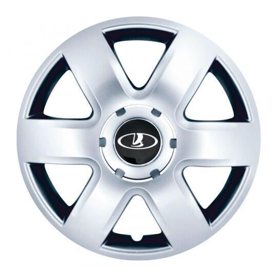 Автомобильные колпаки SKS 337 R15 с логотипом Lada 4 шт. Серебристый