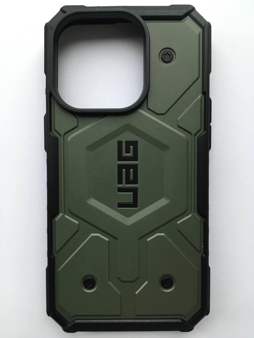 Чохол протиударний UAG Pathfinder MagSafe 114055117272 для Iphone 14 Pro Max (6.7") Olive - фото 11