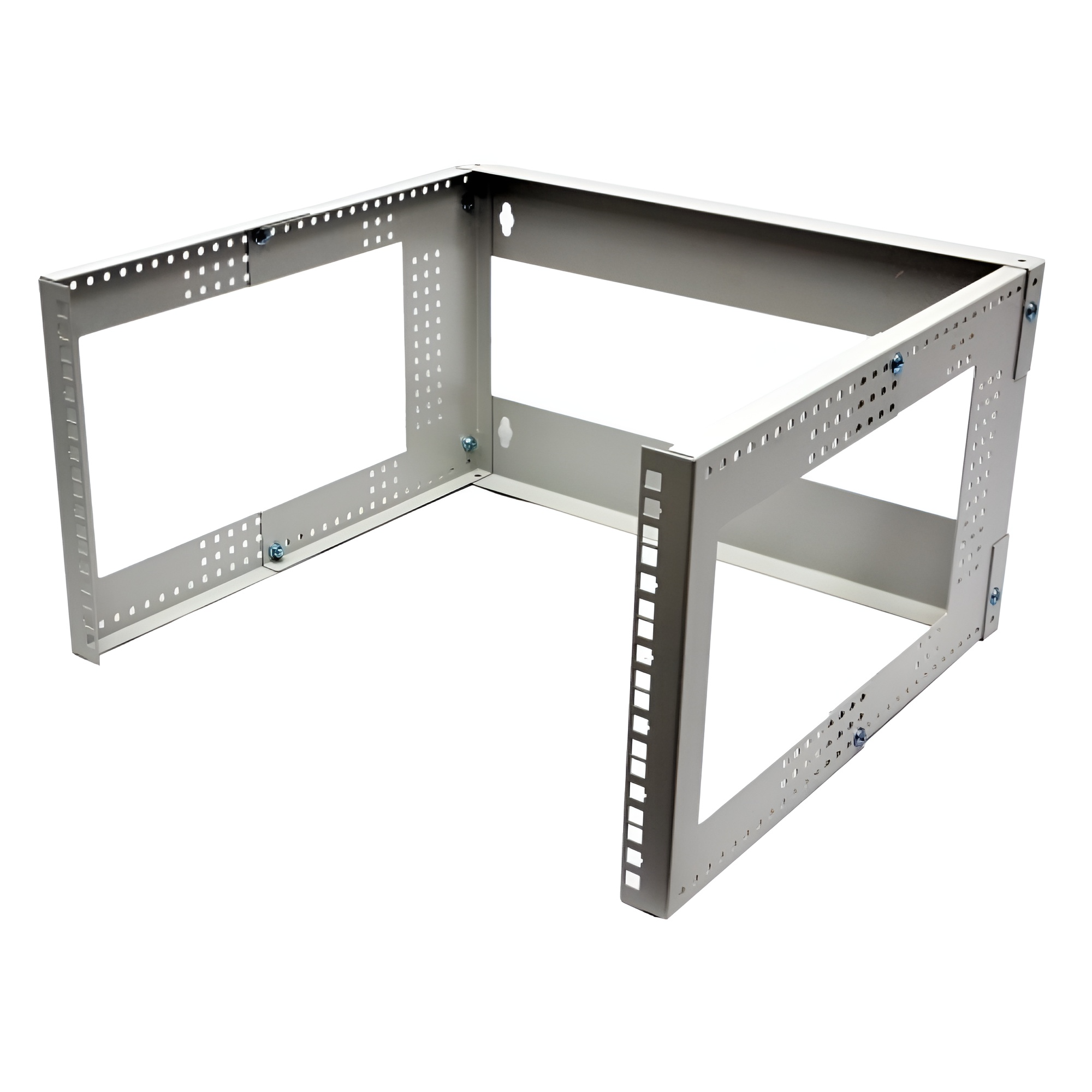 Кронштейн настенный 4U 19" 280-480 мм Серый