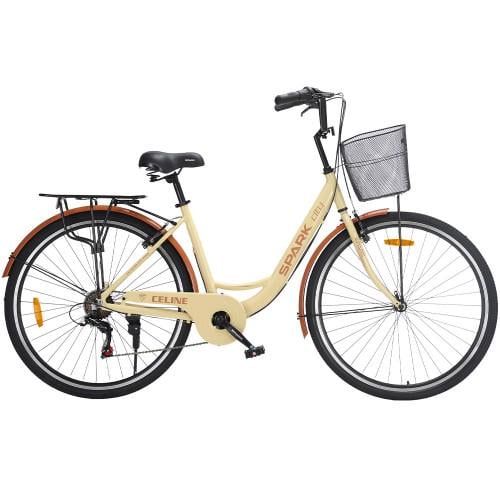 Велосипед Spark CITY CELINE колеса 28" алюмінієва рама 18" Бежевий (000239983)