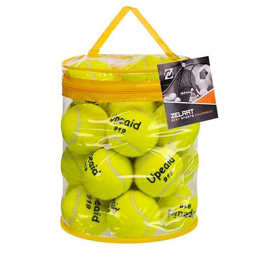М’ячі для великого тенісу Upeaid 919-24 24 шт. Салатовий (919-24)