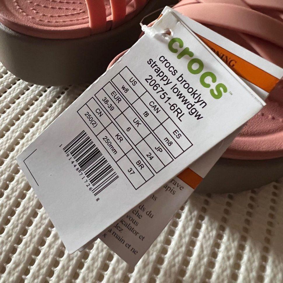 Сандалі жіночі Crocs Brooklyn Strappy р. 42/43 Blossom (17511) - фото 11 Сандалі жіночі Crocs Brooklyn Strappy р. 42/43 Blossom (17511) - фото 11