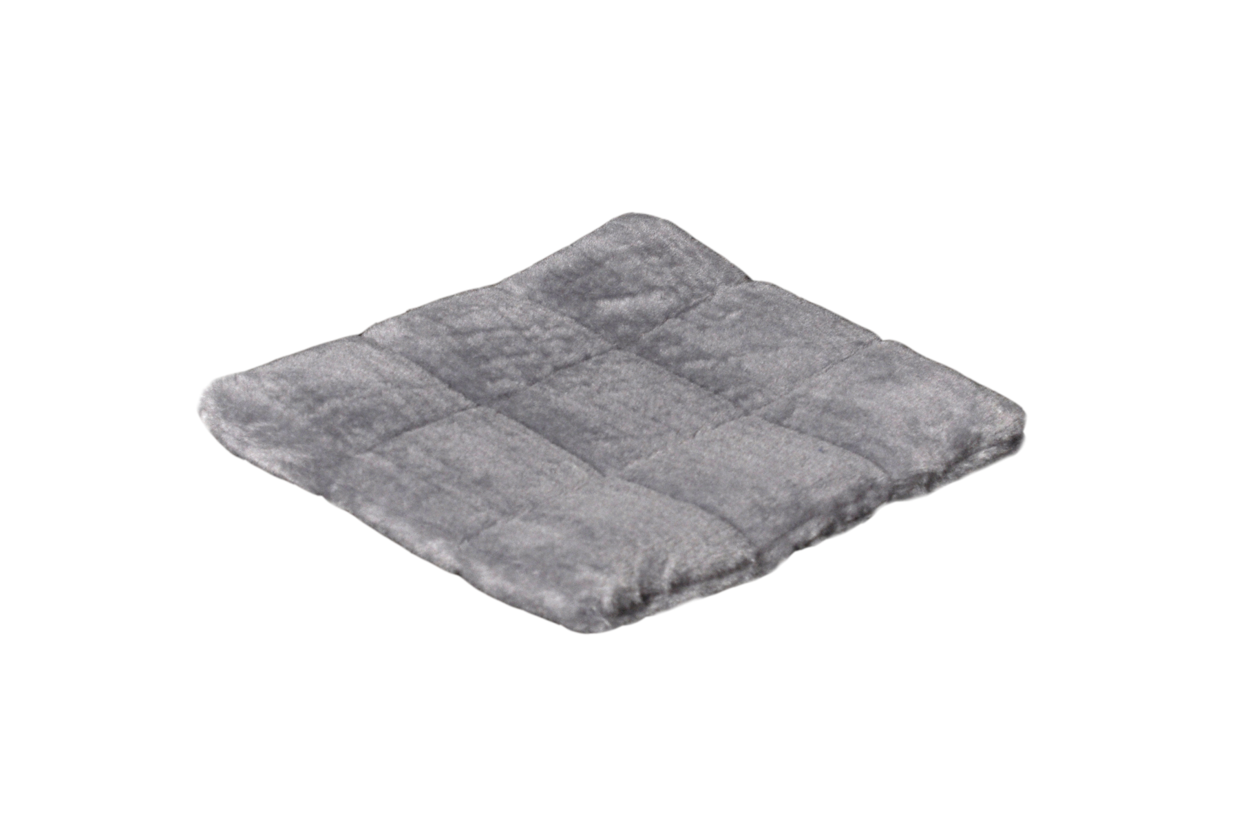 Подушка-лежак для кошек и собак Мур-мяу квадратная 34х34 см Серый