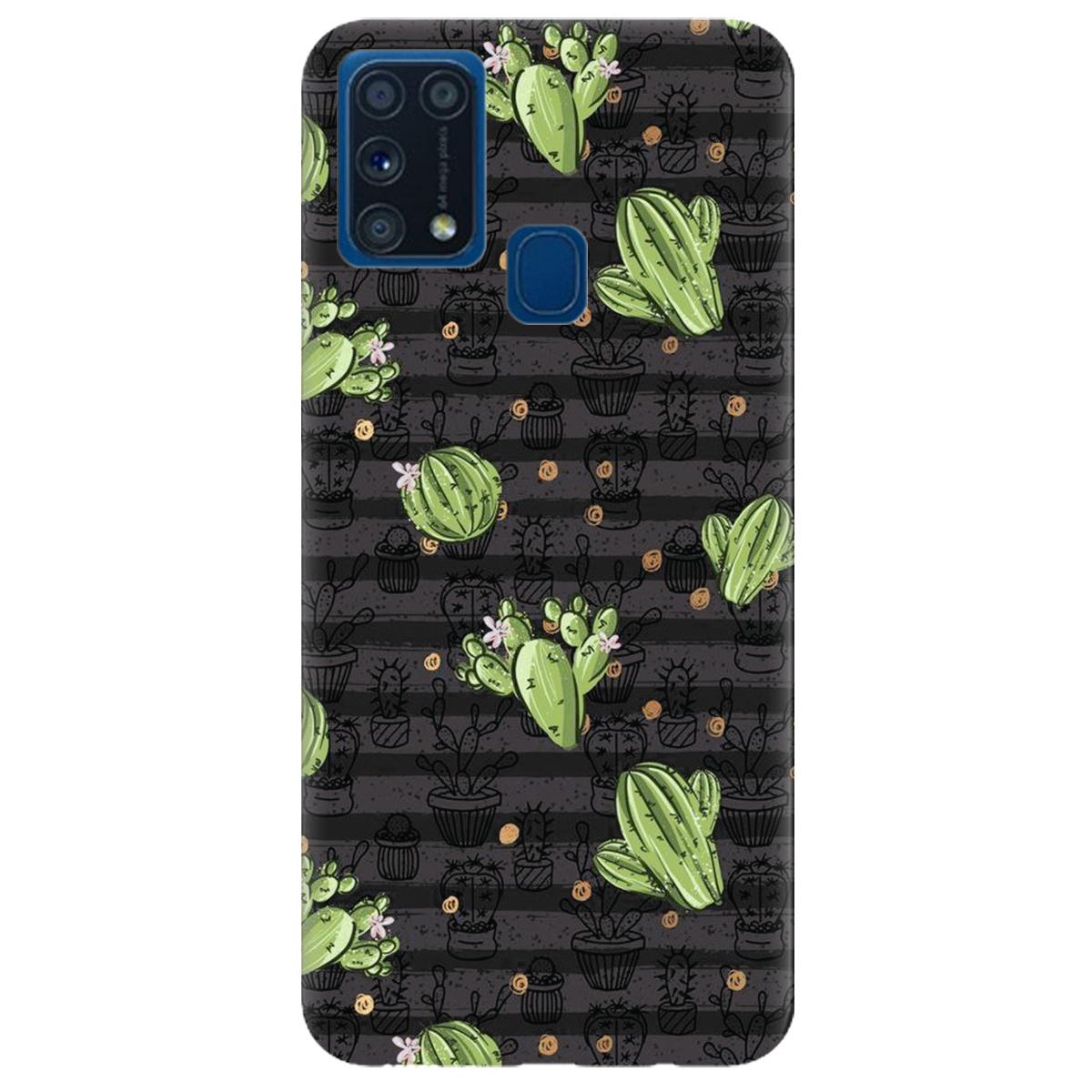 Силіконовий чохол Zorrov для Samsung Galaxy M31 - Cactus (14190040256115413)