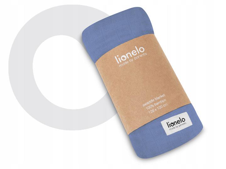 Покрывало Lionelo Bamboo Swaddle Blue Denim - фото 2