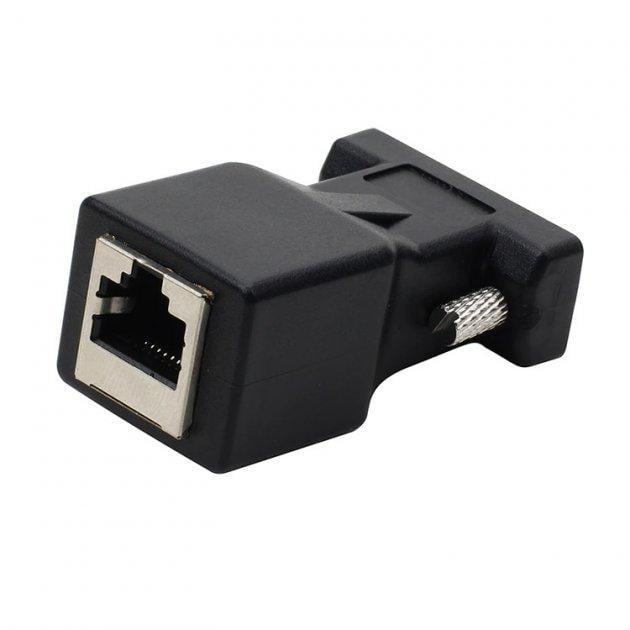 Адаптер SUNROZ RS-232 COM DB9 M-RJ45 Lan F (A48478) - фото 2