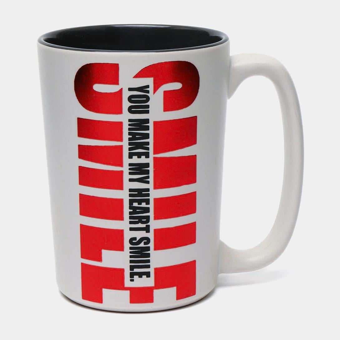 Чашка с надписью "Smile" 400 мл (27-PC1-2722)