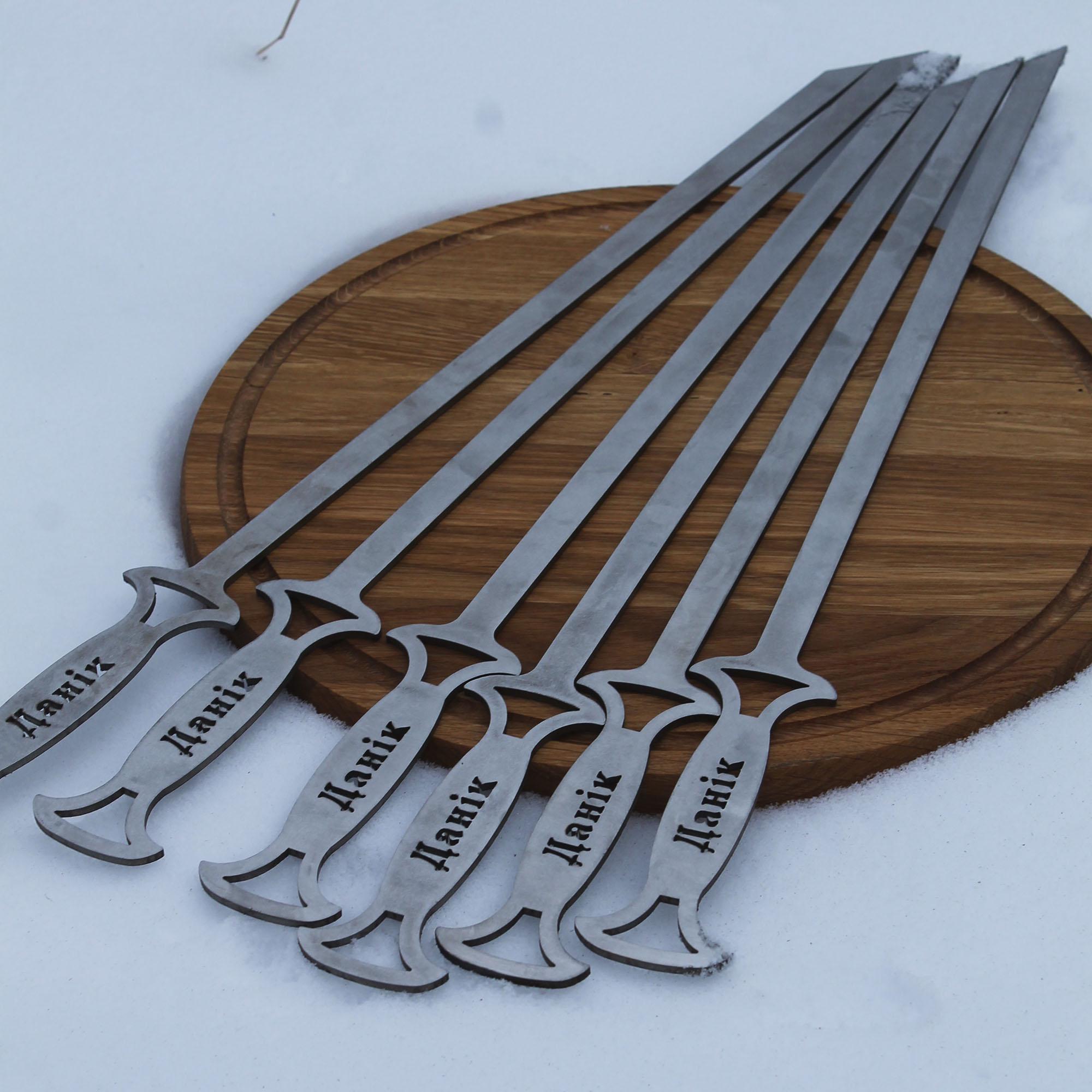 Шампури SHOP-PAN Преміум з ексклюзивною ручкою 6 шт. (6400673)