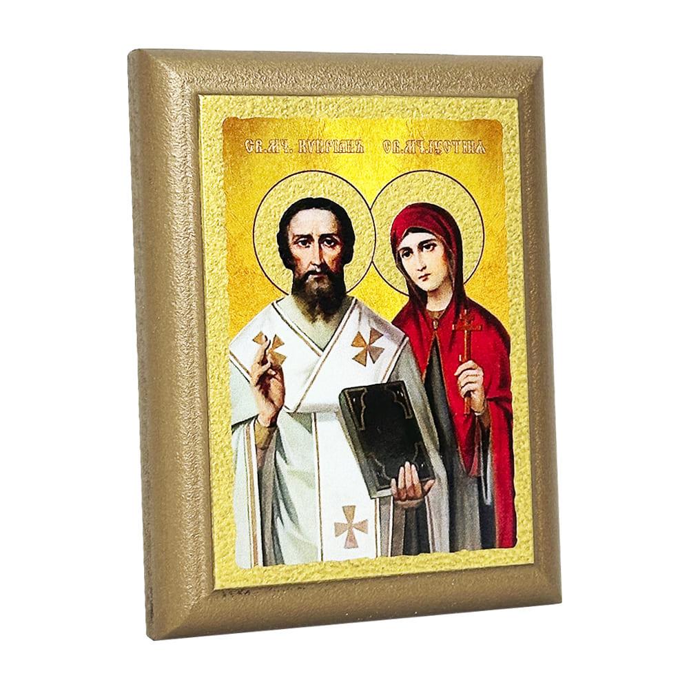 Ікона Святий Кіпріан та Устина 9х12 см (11516-9x12)