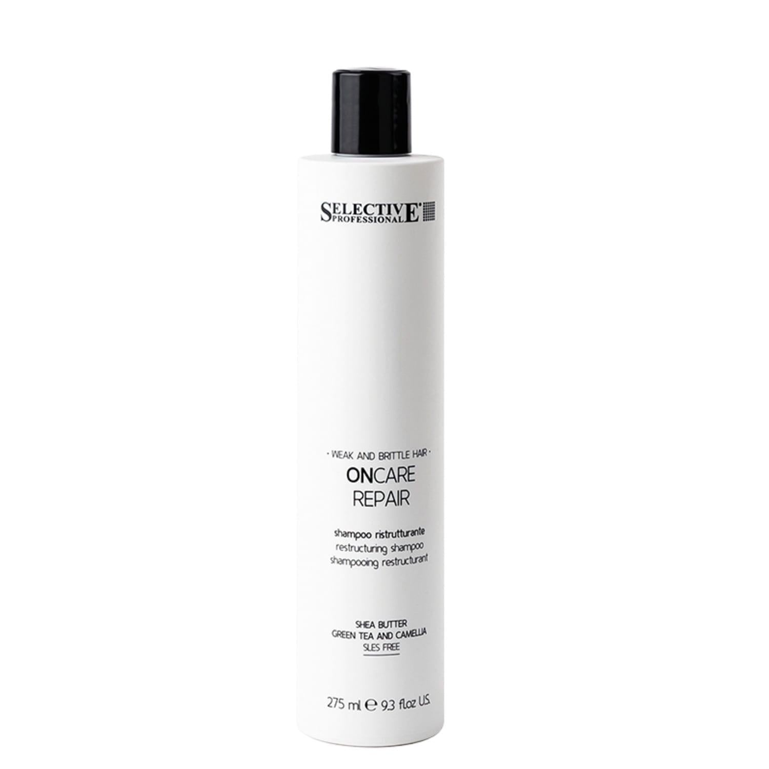 Восстанавливающий шампунь для волос Selective Professional Repair Shampoo 275 мл