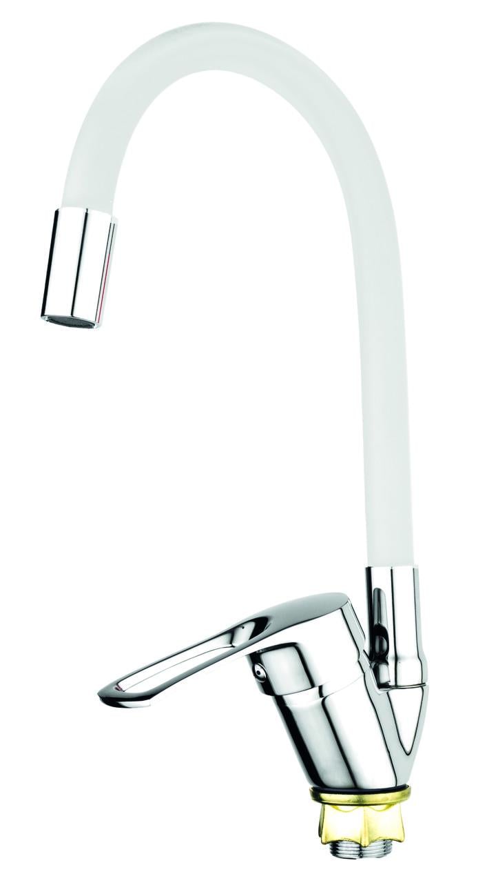 Змішувач для кухні MIXXUS FANY 011 Reflector White без підводки (MI6289)