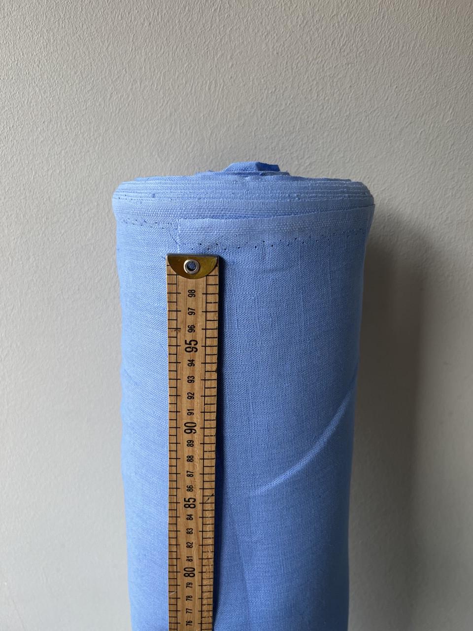 Тканина для скатертин LINEN PLUS 100% льон 143 см 435 Волошковий - фото 4 Тканина для скатертин LINEN PLUS 100% льон 143 см 435 Волошковий - фото 4