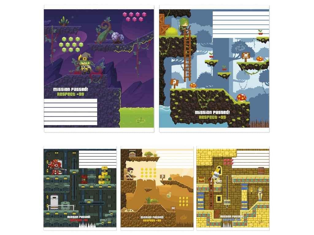 Тетрадь в линию Бріск 12 л. 25 шт. ТВ-107 2360 (935507)