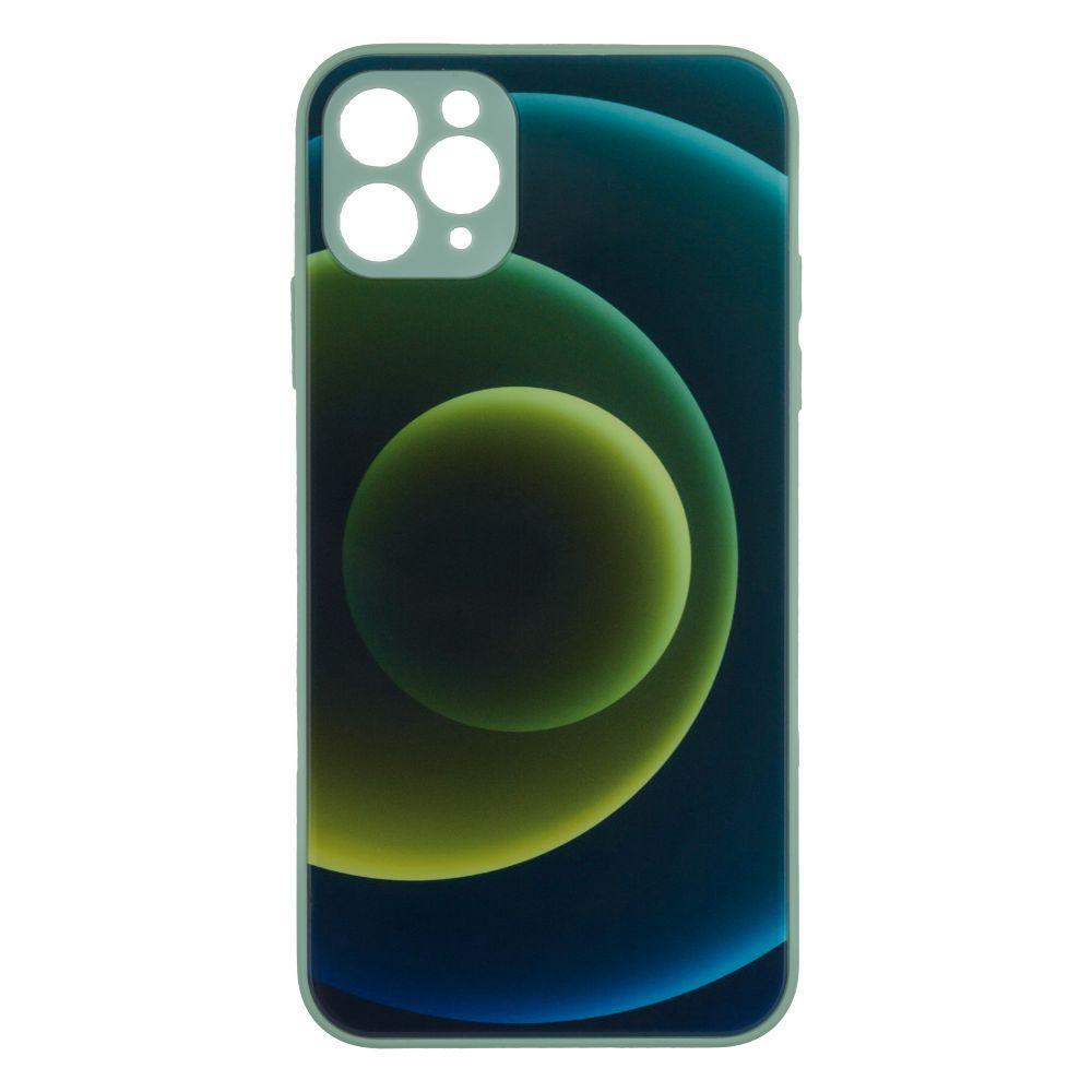 Силиконовый Чехол Накладка Glass TPU Prism Circles для iPhone 11 Pro Max Силиконовый Чехол Накладка Glass TPU Prism Circles для iPhone 11 Pro Max