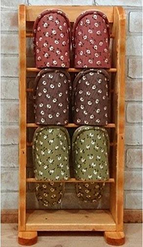 Тапочница из дерева Гобери Сиена (ТПЧ-001205)