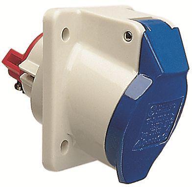 Розетка панельная наклонная Walther-Werke СЕЭ-тип 3 полюса 16А 230V IP44 (wl510306)