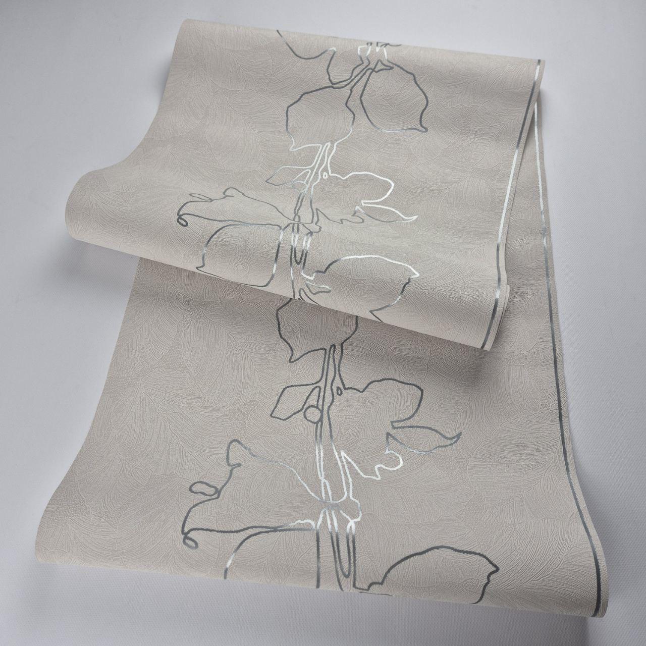 Шпалери вінілові Marburg на флізеліні 0,53х10,05 м 57946 Бежевий (29823978) - фото 6