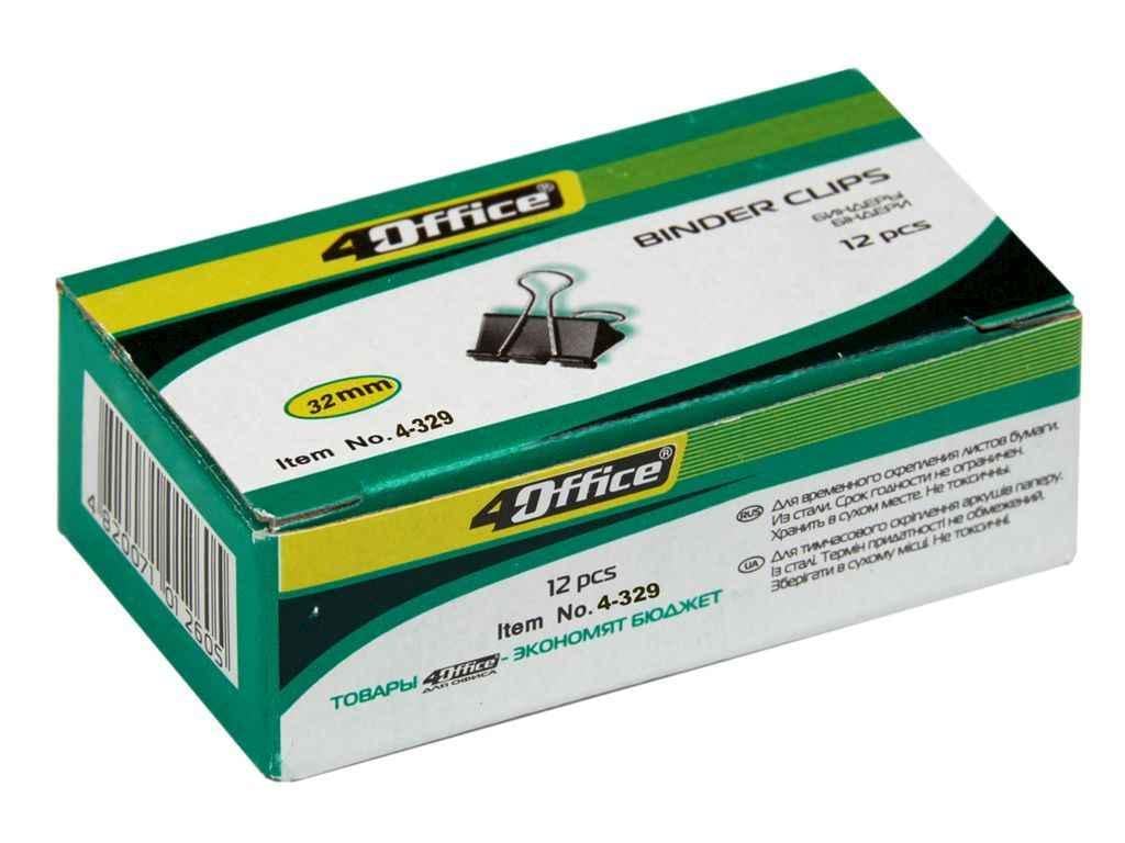 Биндери 4Office 32 мм 12 шт. (4-329)
