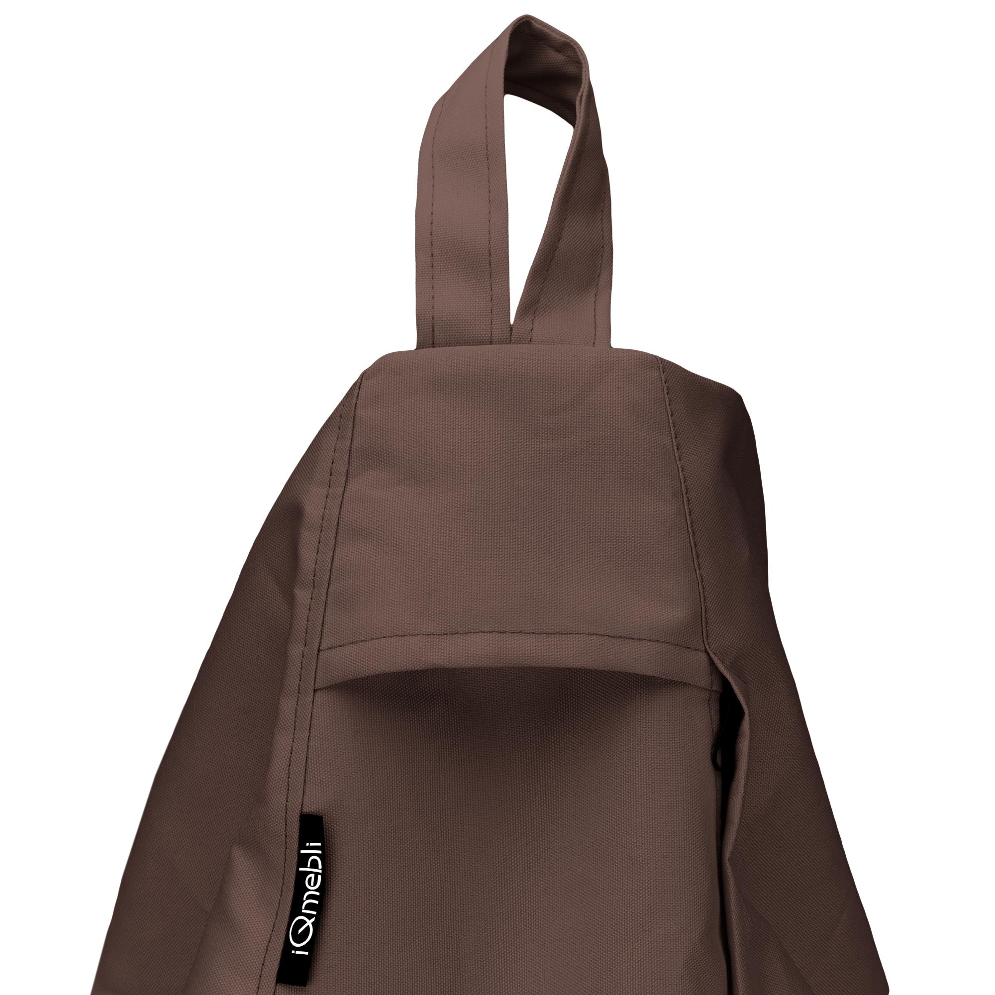 Кресло-мешок Студия Комфорта Груша оксфорд флекс 150х100 см Коричневый (9012313) - фото 10