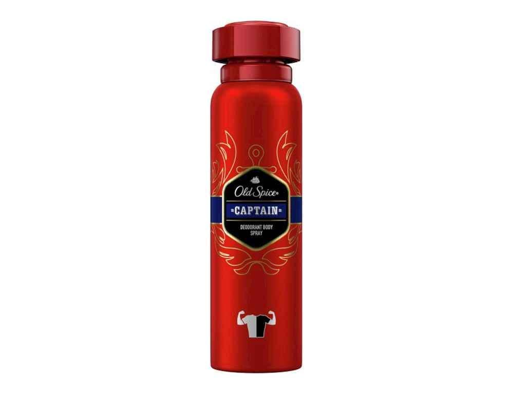 Дезодорант-антиперспирант Old Spice аэрозольный Captain 150 мл (617718)