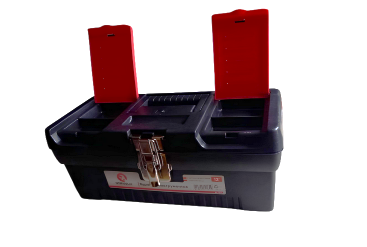 Ящик для инструментов с металлическими замками Intertool BX-1013 13" 330x177x135 мм (26447239) - фото 3