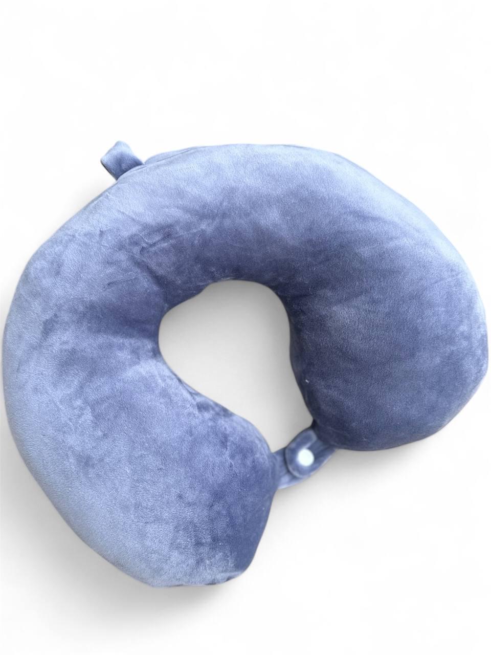 Подушка дорожная 30х29х11 см Синий - фото 1