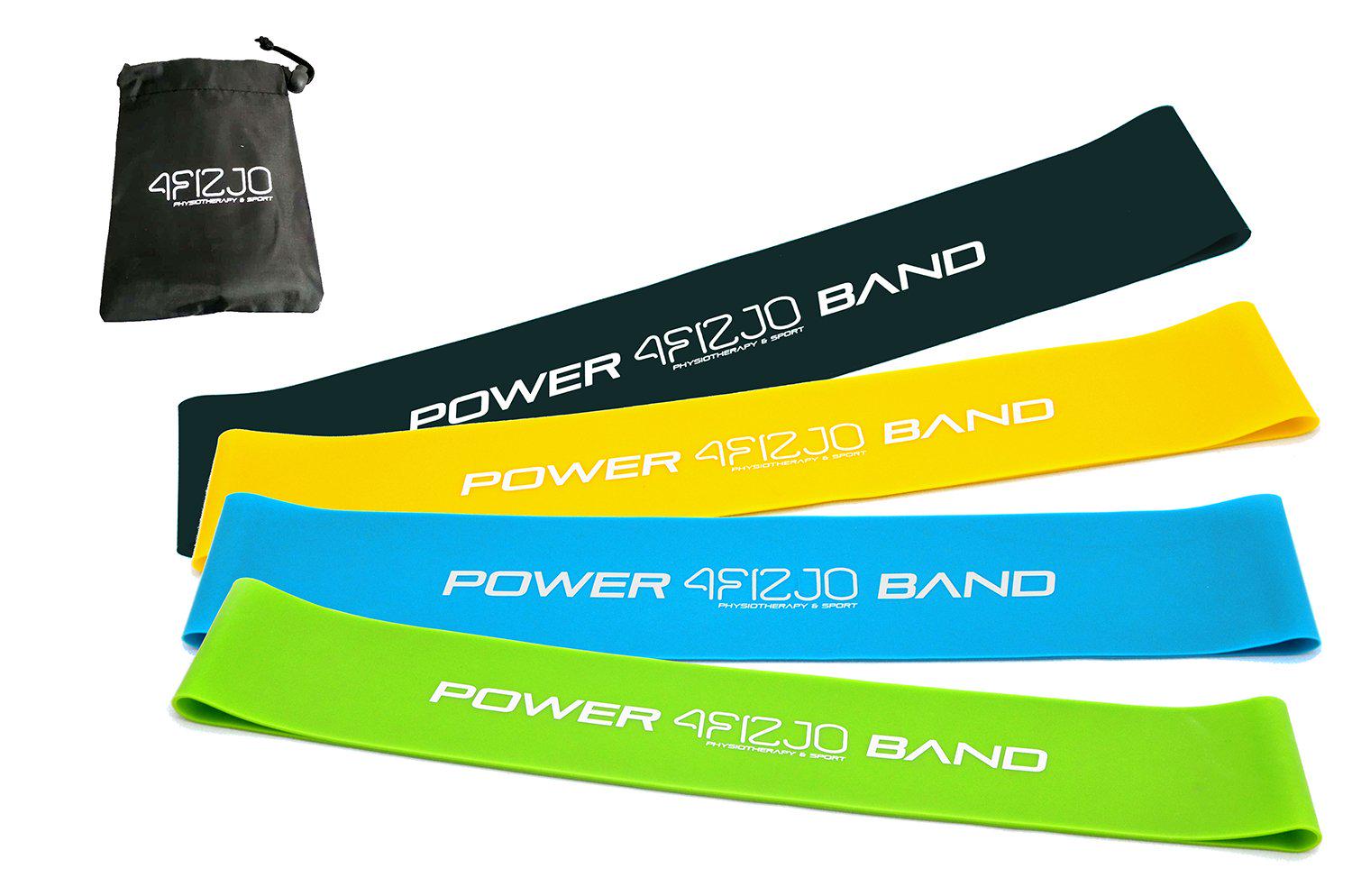 Резинка 4fizjo Mini Power Band для фітнесу та спорту 4 шт 1-20 кг 4FJ1042 Резинка 4fizjo Mini Power Band для фітнесу та спорту 4 шт 1-20 кг 4FJ1042