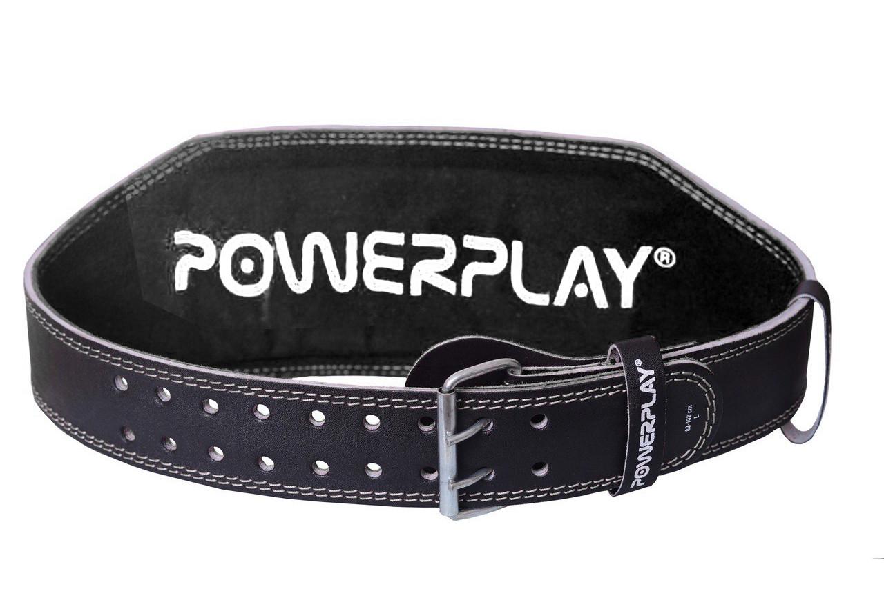 Пояс для важкої атлетики PowerPlay 5053 L Чорний (58-68-PP_5053_L_Black/Black) - фото 2